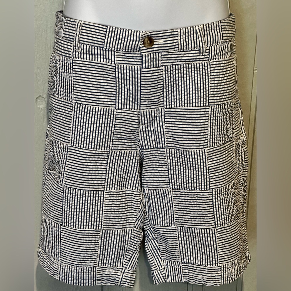 L.L. Bean Black & White Striped Women's Shorts